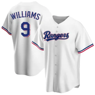 Texas Rangers Ted Williams Black Holographic Replica Men's